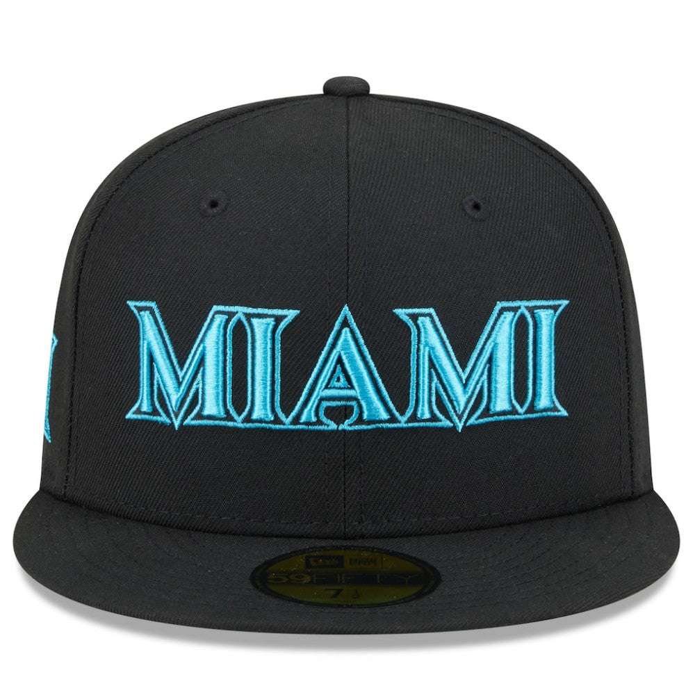 Miami Marlins New Era 2025 City Connect 59FIFTY Fitted Hat - MLB Hats