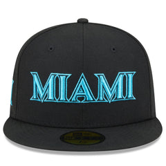 Miami Marlins New Era 2025 City Connect 59FIFTY Fitted Hat - MLB Hats