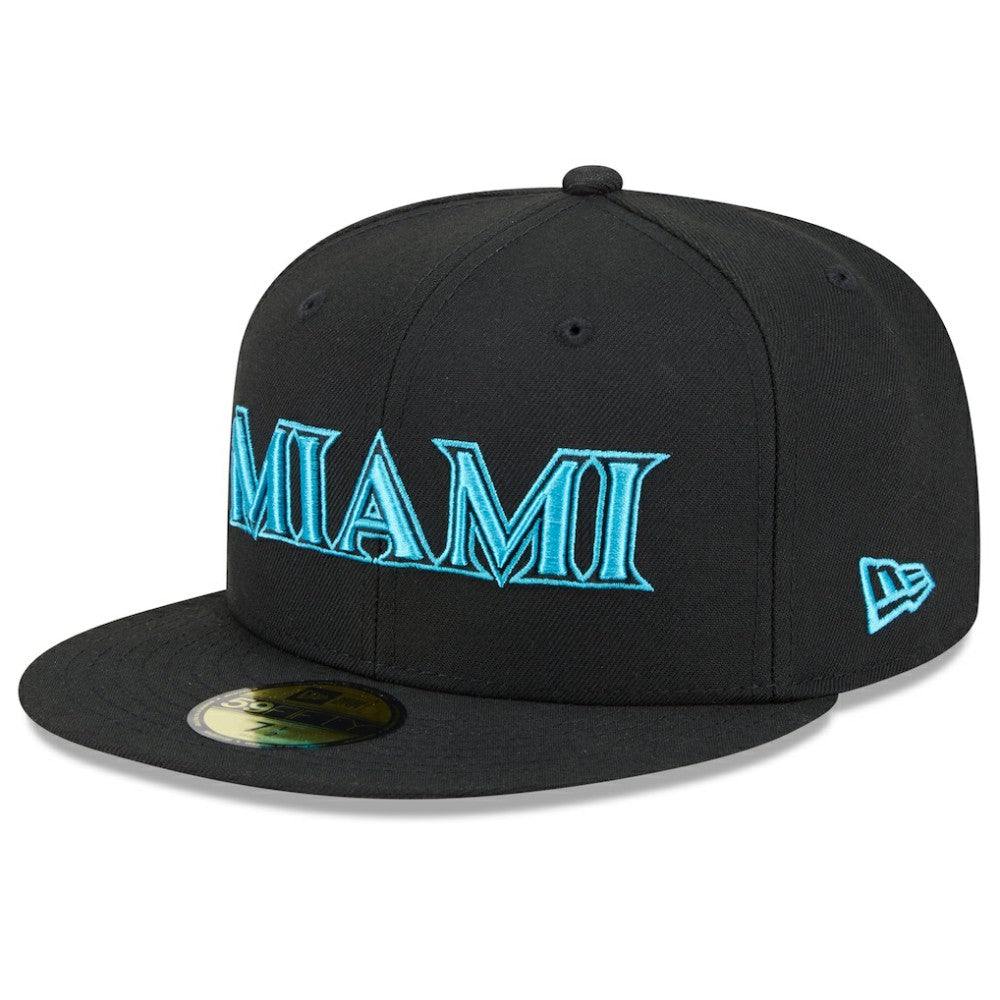 Miami Marlins New Era 2025 City Connect 59FIFTY Fitted Hat - MLB Hats