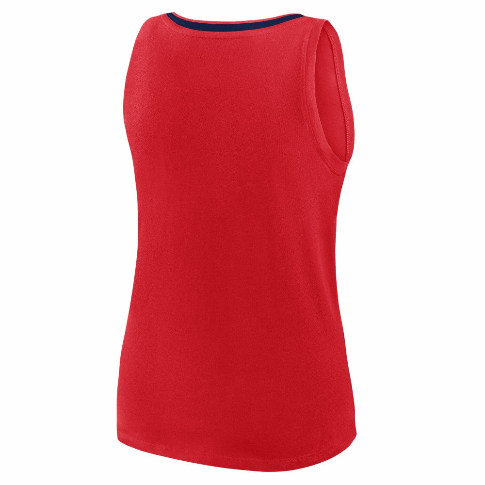 St. Louis Cardinals Logo Athletic Women's Stellar Win V-Neck Tank Top - MLB Tanks