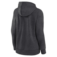 Baltimore Orioles Logo Athletic Women's Logo Triumphant V-Neck Pullover Hoodie - MLB Hoodies