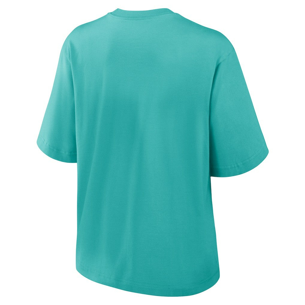 Miami Dolphins Women's Glory Arch Boxy T-Shirt | NFL On sale