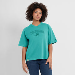 Miami Dolphins Women's Glory Arch Boxy T-Shirt | NFL On sale