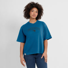 New England Patriots Women's Glory Arch Boxy T-Shirt | NFL US