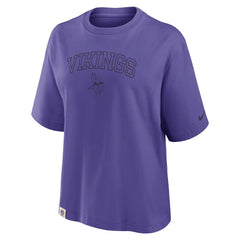Minnesota Vikings Women's Glory Arch Boxy T-Shirt | NFL Discount