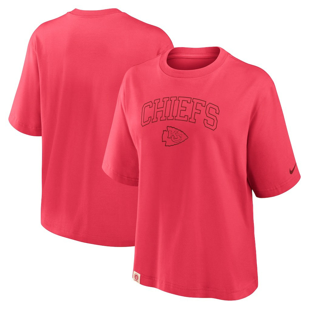 Kansas City Chiefs Women's Glory Arch Boxy T-Shirt | NFL Online