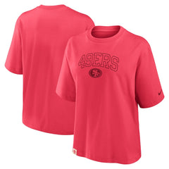 San Francisco 49ers Women's Glory Arch Boxy T-Shirt | NFL Sale