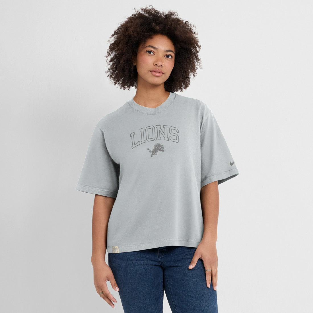 Detroit Lions Women's Glory Arch Boxy T-Shirt | NFL US