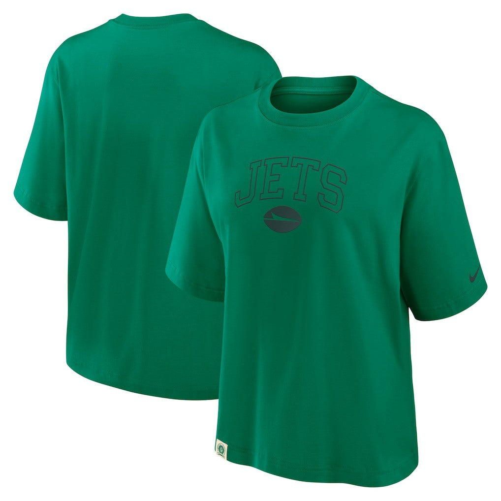 New York Jets Women's Glory Arch Boxy T-Shirt | NFL New