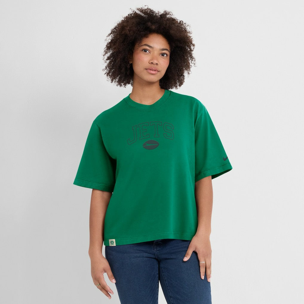 New York Jets Women's Glory Arch Boxy T-Shirt | NFL New
