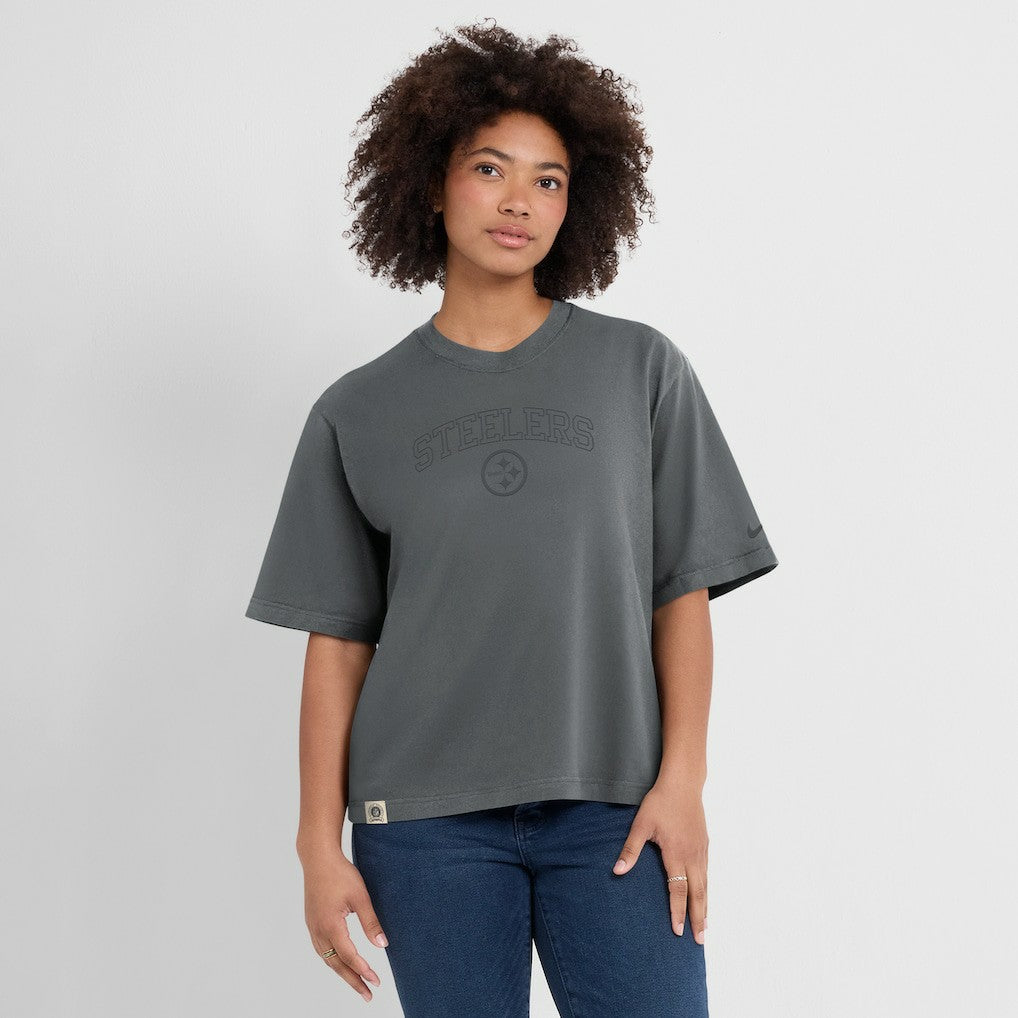 Pittsburgh Steelers Women's Glory Arch Boxy T-Shirt | NFL US