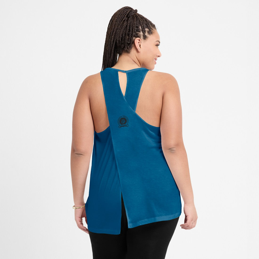 Seattle Seahawks Women's Glory Open-Back Crisscross Dri-FIT Tank Top | NFL Outlet