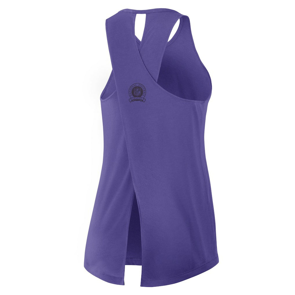 Baltimore Ravens Women's Glory Open-Back Crisscross Dri-FIT Tank Top | NFL On sale