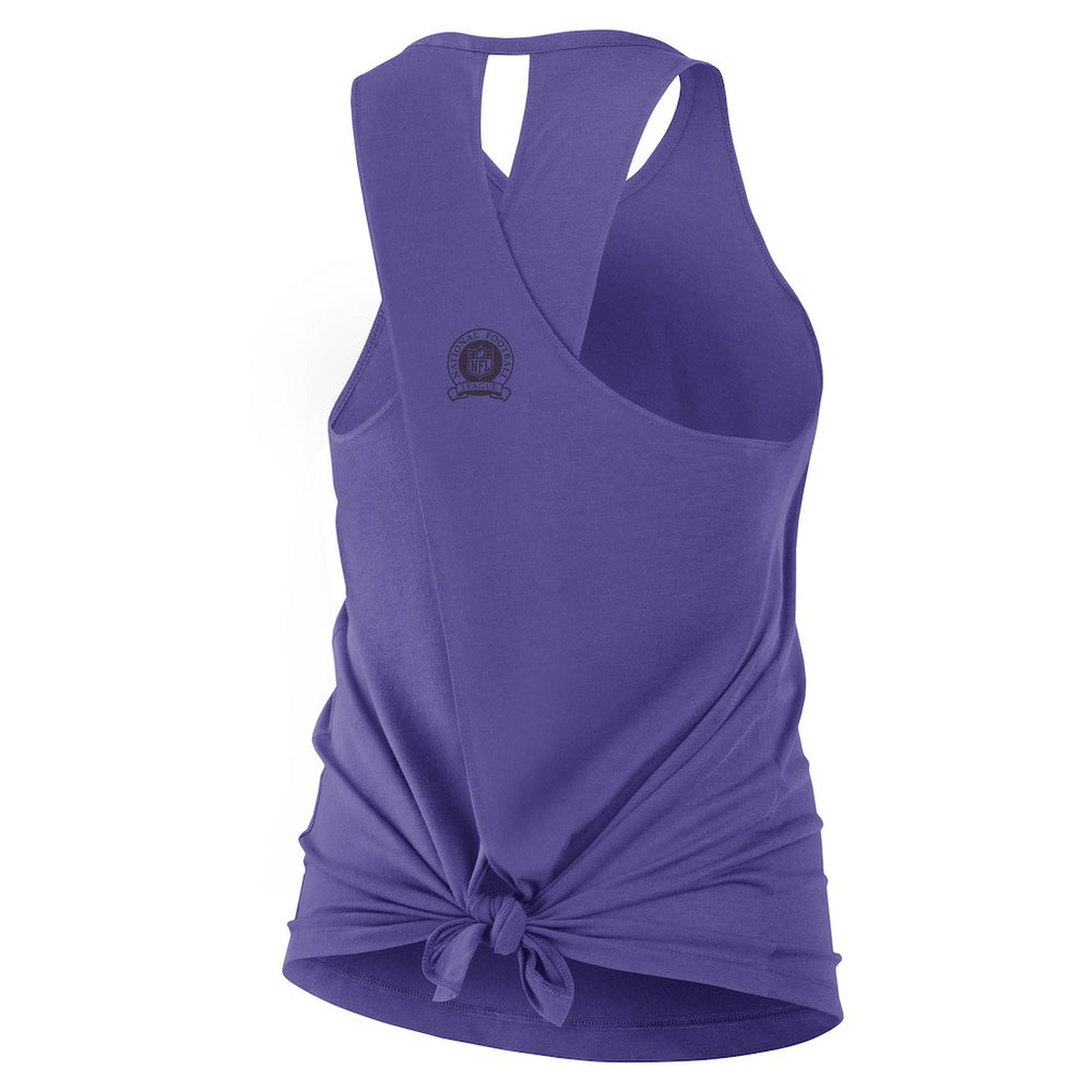 Minnesota Vikings Women's Glory Open-Back Crisscross Dri-FIT Tank Top | NFL On sale