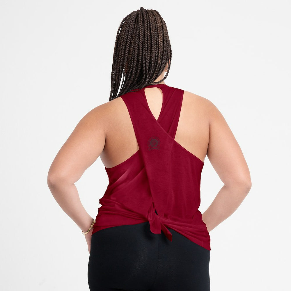 Washington Commanders Women's Glory Open-Back Crisscross Dri-FIT Tank Top | NFL US