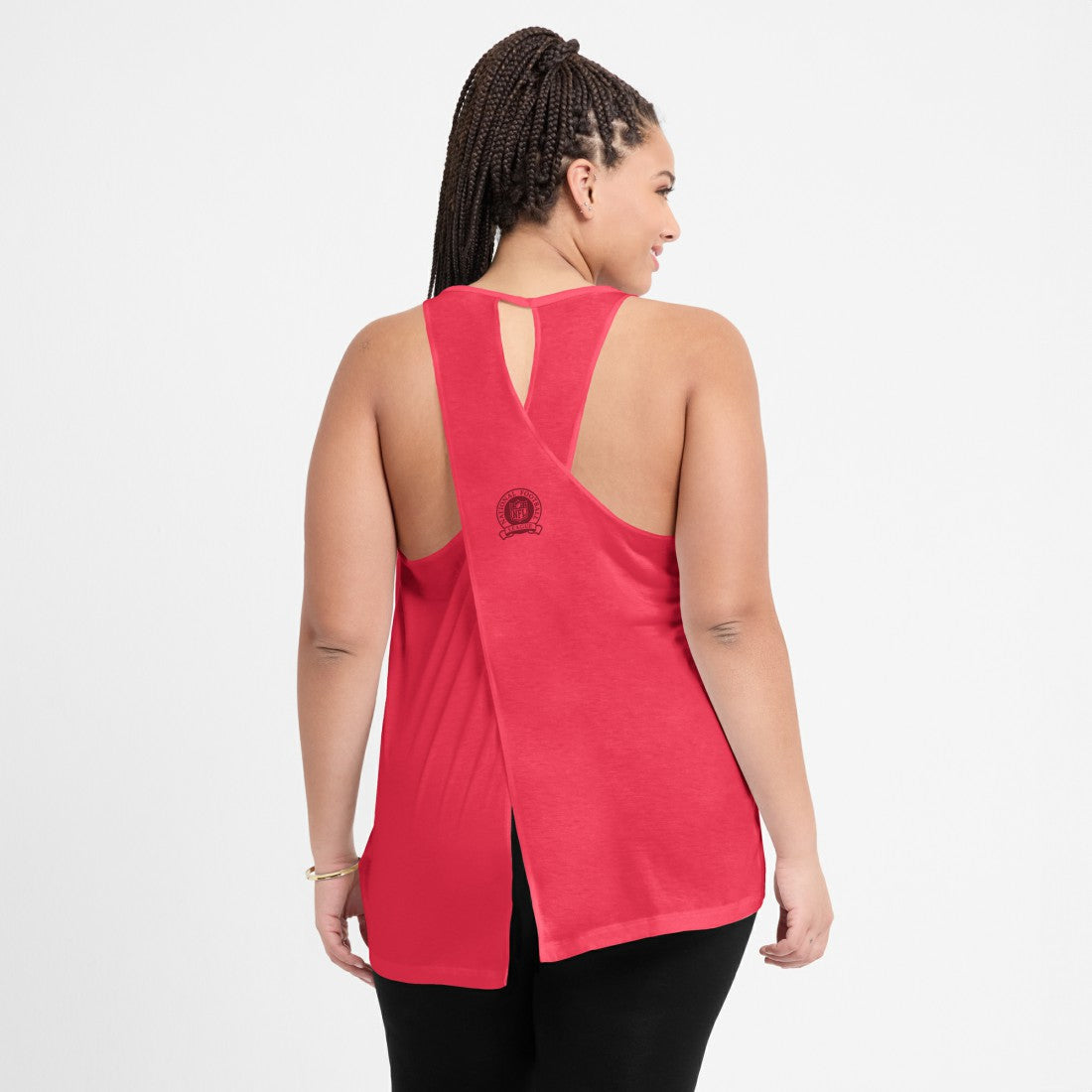 Tampa Bay Buccaneers Women's Glory Open-Back Crisscross Dri-FIT Tank Top | NFL Outlet