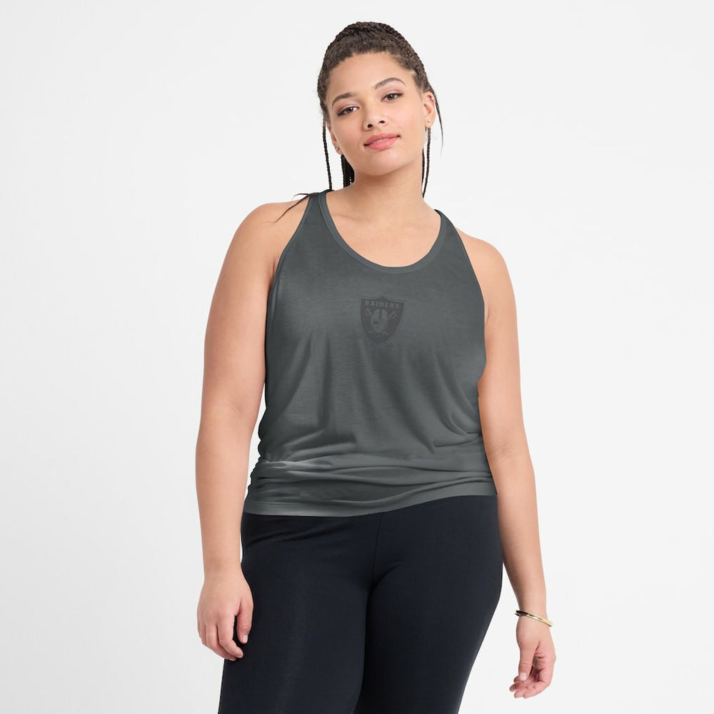 Las Vegas Raiders Women's Glory Open-Back Crisscross Dri-FIT Tank Top | NFL Online
