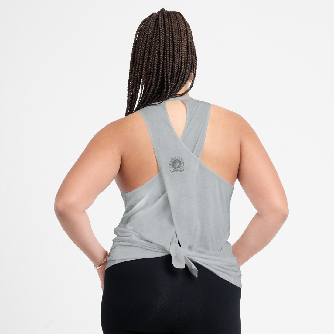 Detroit Lions Women's Glory Open-Back Crisscross Dri-FIT Tank Top | NFL Outlet