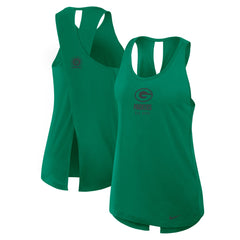 Green Bay Packers Women's Glory Open-Back Crisscross Dri-FIT Tank Top | NFL Outlet