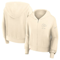 Kansas City Chiefs Women's Glory Cropped Full-Zip Hoodie | NFL Hot