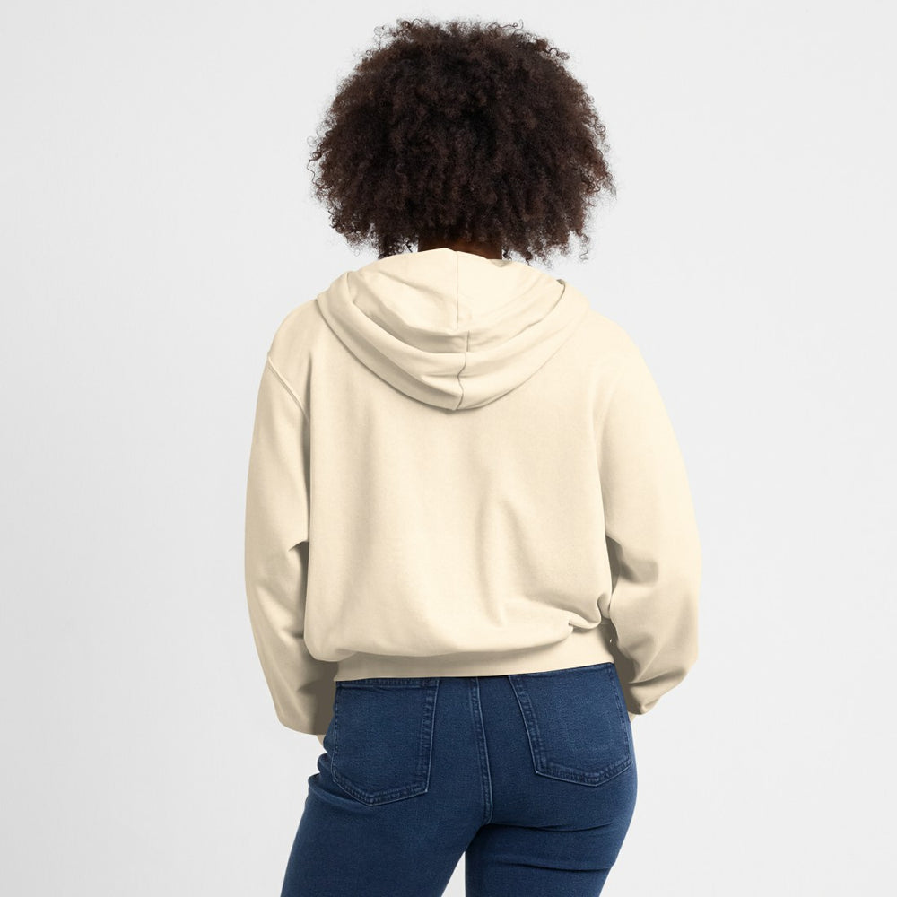 Houston Texans Women's Glory Cropped Full-Zip Hoodie | NFL Hot