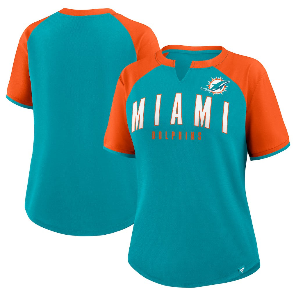 Miami Dolphins Women's Height Advantage T-Shirt | NFL Discount