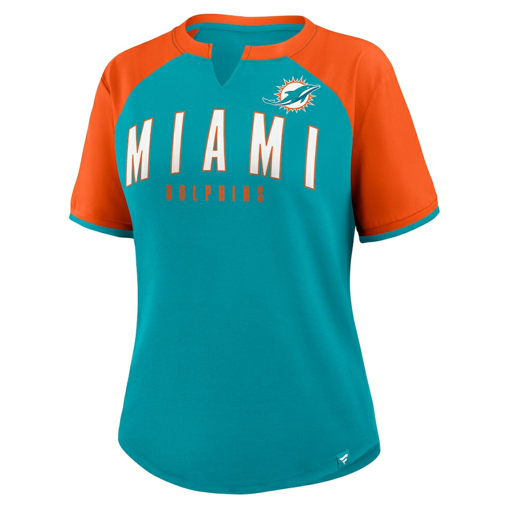Miami Dolphins Women's Height Advantage T-Shirt | NFL Discount