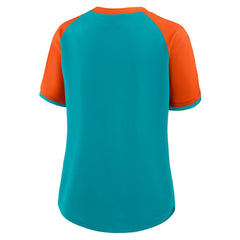 Miami Dolphins Women's Height Advantage T-Shirt | NFL Discount