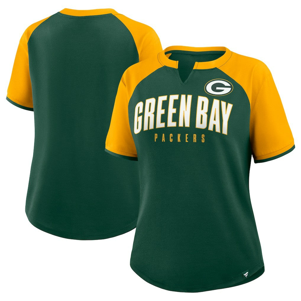 Green Bay Packers Women's Height Advantage T-Shirt | NFL New