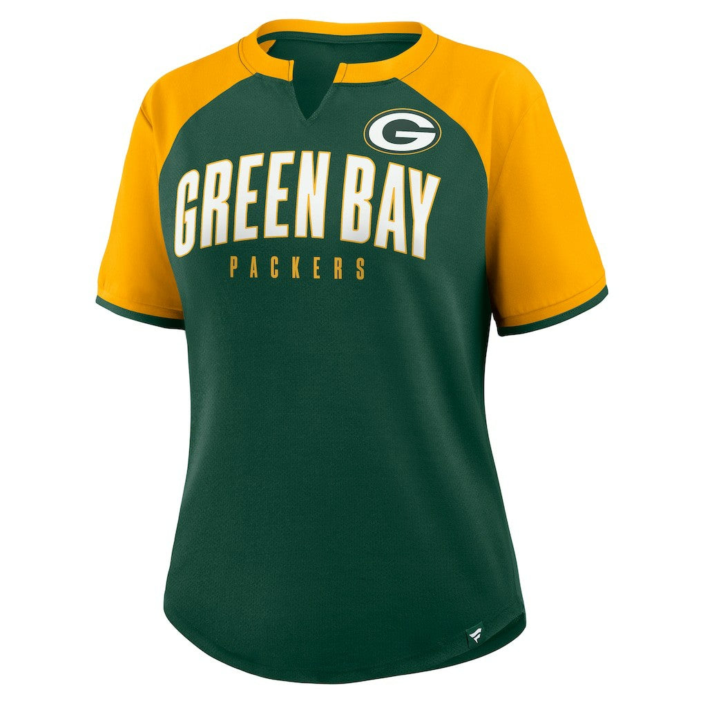 Green Bay Packers Women's Height Advantage T-Shirt | NFL New