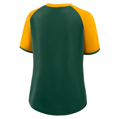 Green Bay Packers Women's Height Advantage T-Shirt | NFL New