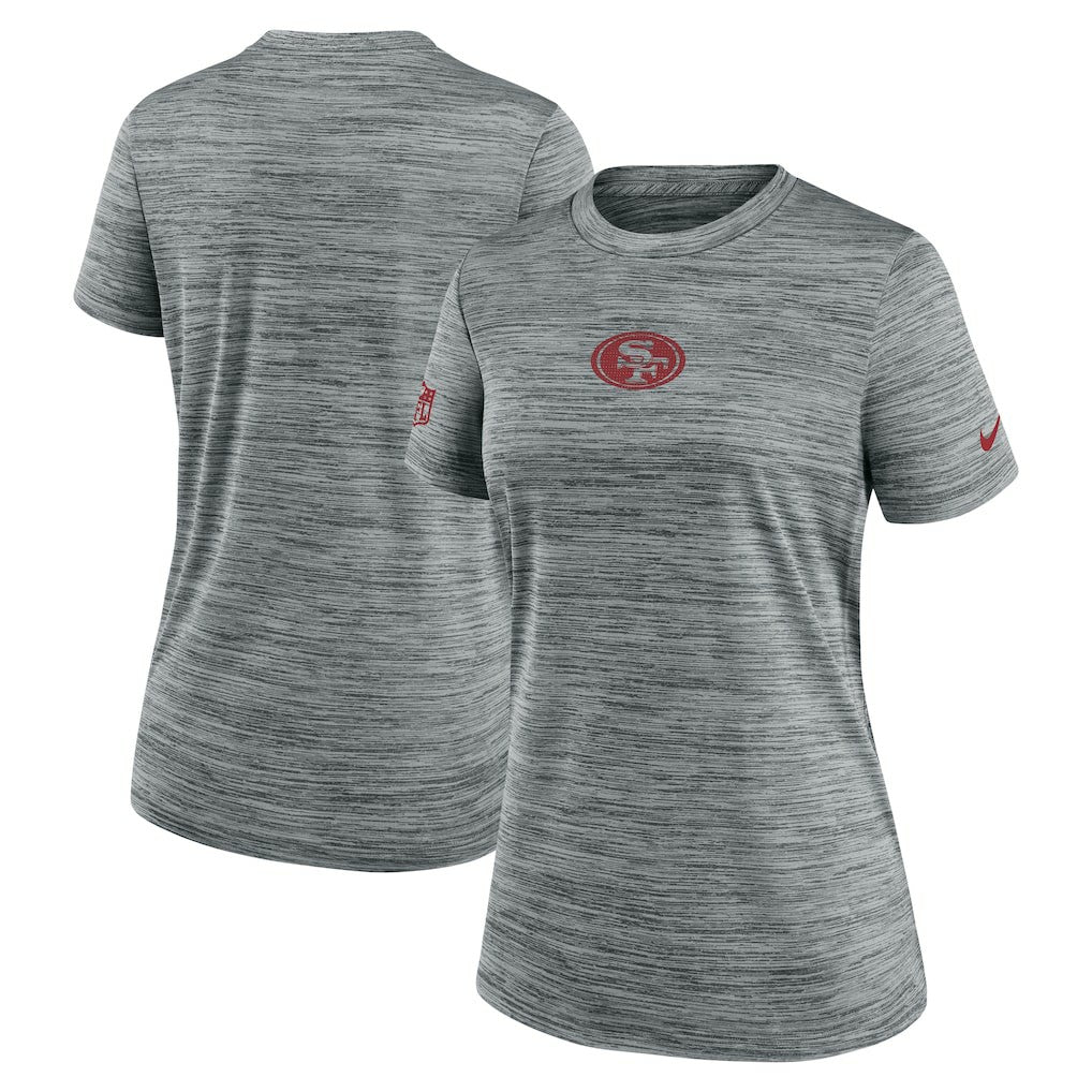 San Francisco 49ers Women's Sideline Velocity Dri-FIT T-Shirt | NFL Hot