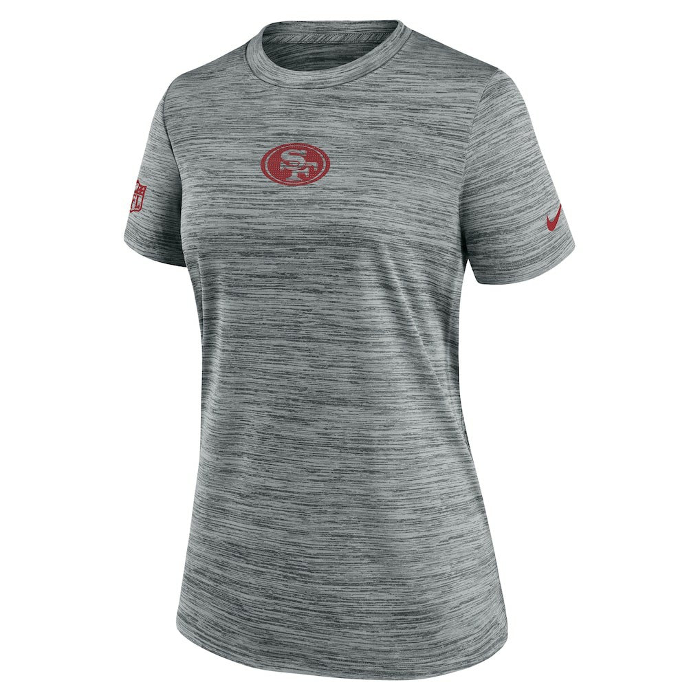 San Francisco 49ers Women's Sideline Velocity Dri-FIT T-Shirt | NFL Hot