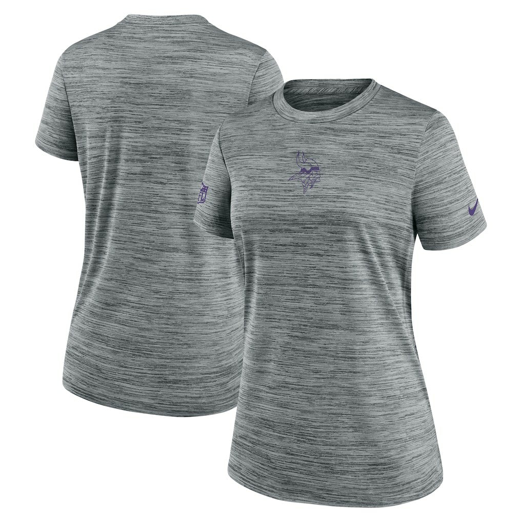 Minnesota Vikings Women's Sideline Velocity Dri-FIT T-Shirt | NFL Outlet