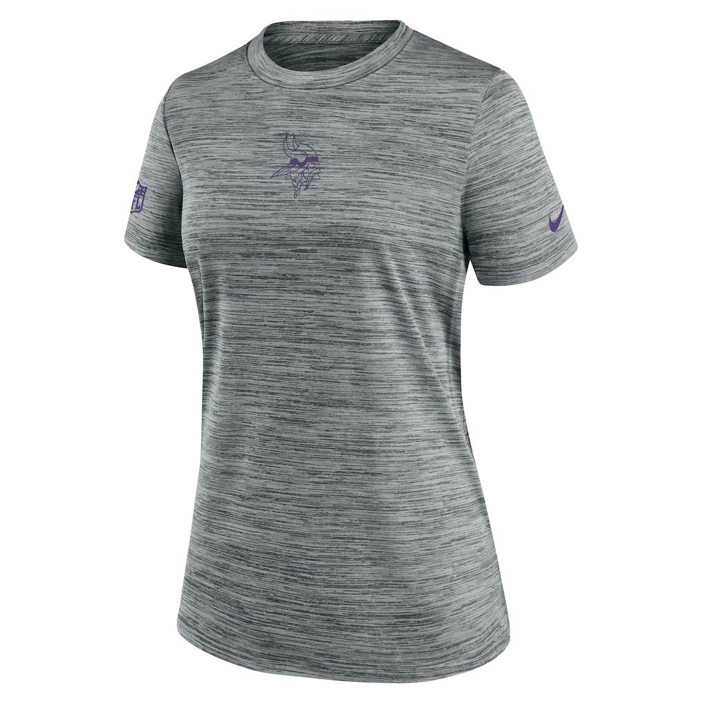 Minnesota Vikings Women's Sideline Velocity Dri-FIT T-Shirt | NFL Outlet