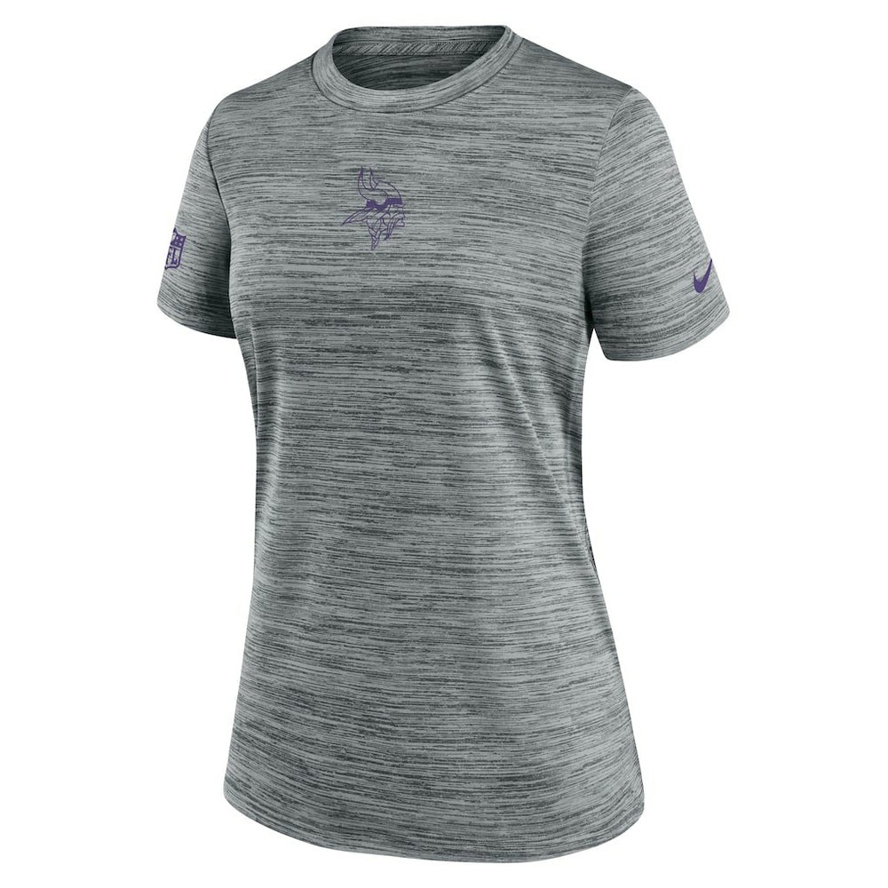 Minnesota Vikings Women's Sideline Velocity Dri-FIT T-Shirt | NFL Outlet