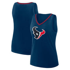 Houston Texans Logo Athletic Women's Stellar Win V-Neck Tank Top | NFL Sale