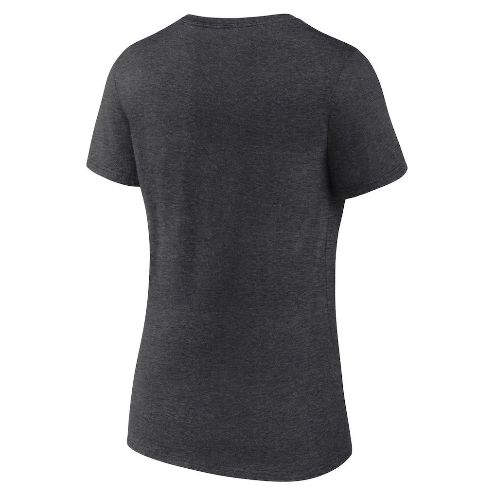 Las Vegas Raiders Logo Athletic Women's Unrivaled V-Neck T-Shirt | NFL Hot