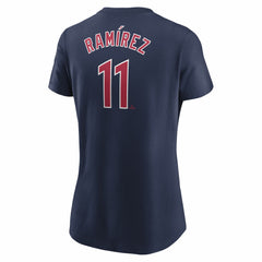 José Ramírez Cleveland Guardians Nike Women's Cooperstown Collection Fuse Name & Number T-Shirt - MLB T-shirts