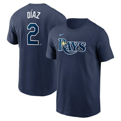 Yandy Diaz Tampa Bay Rays Nike Fuse Name & Number T-Shirt - MLB T-shirts