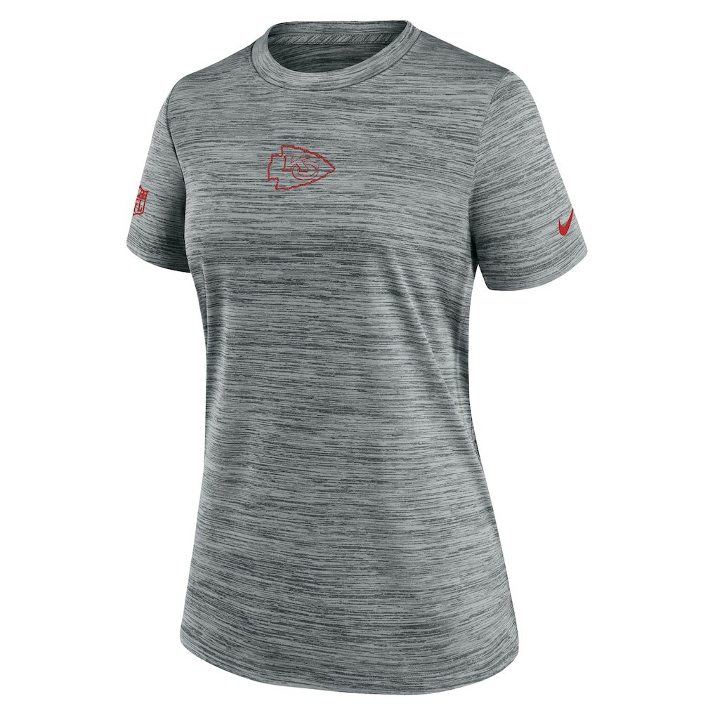 Kansas City Chiefs Women's Sideline Velocity Dri-FIT T-Shirt | NFL Sale