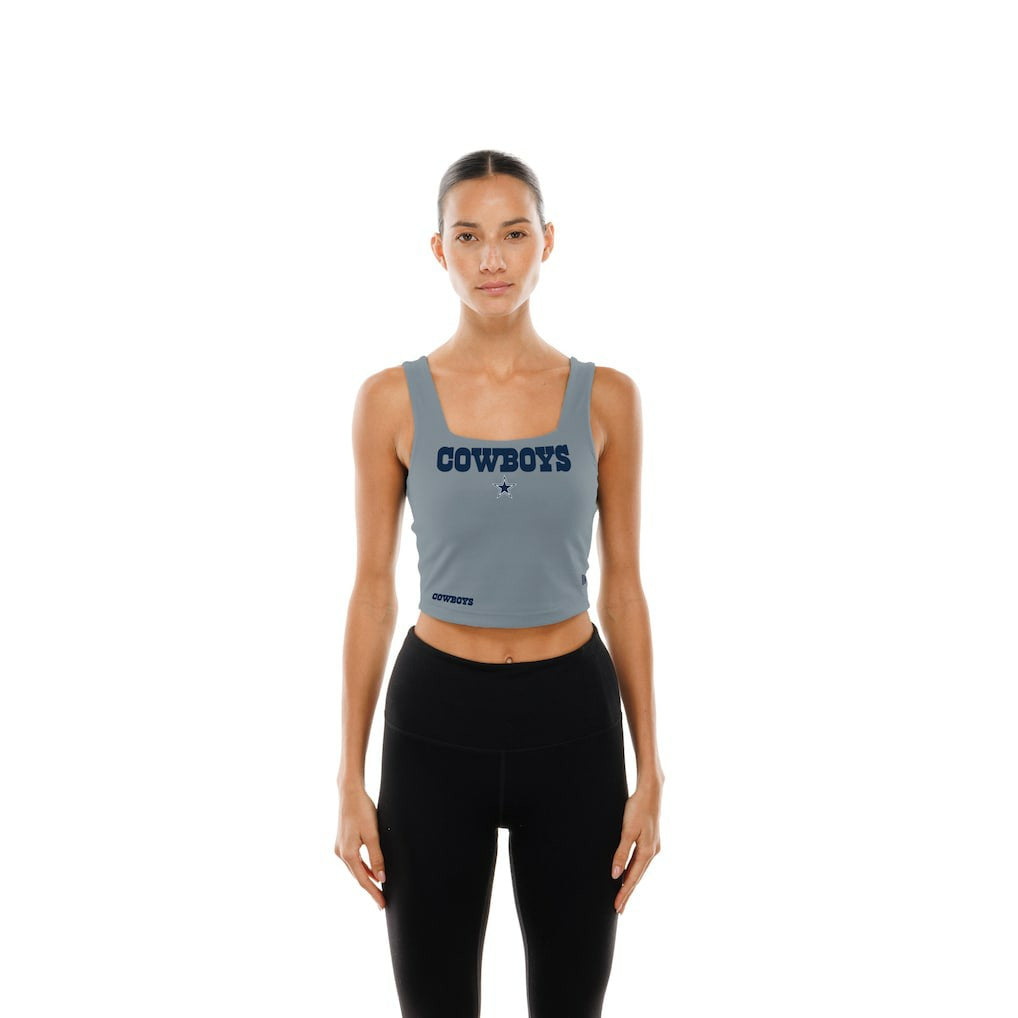 Dallas Cowboys Women's Reversible Cropped Sport Classics Tank Top | NFL New