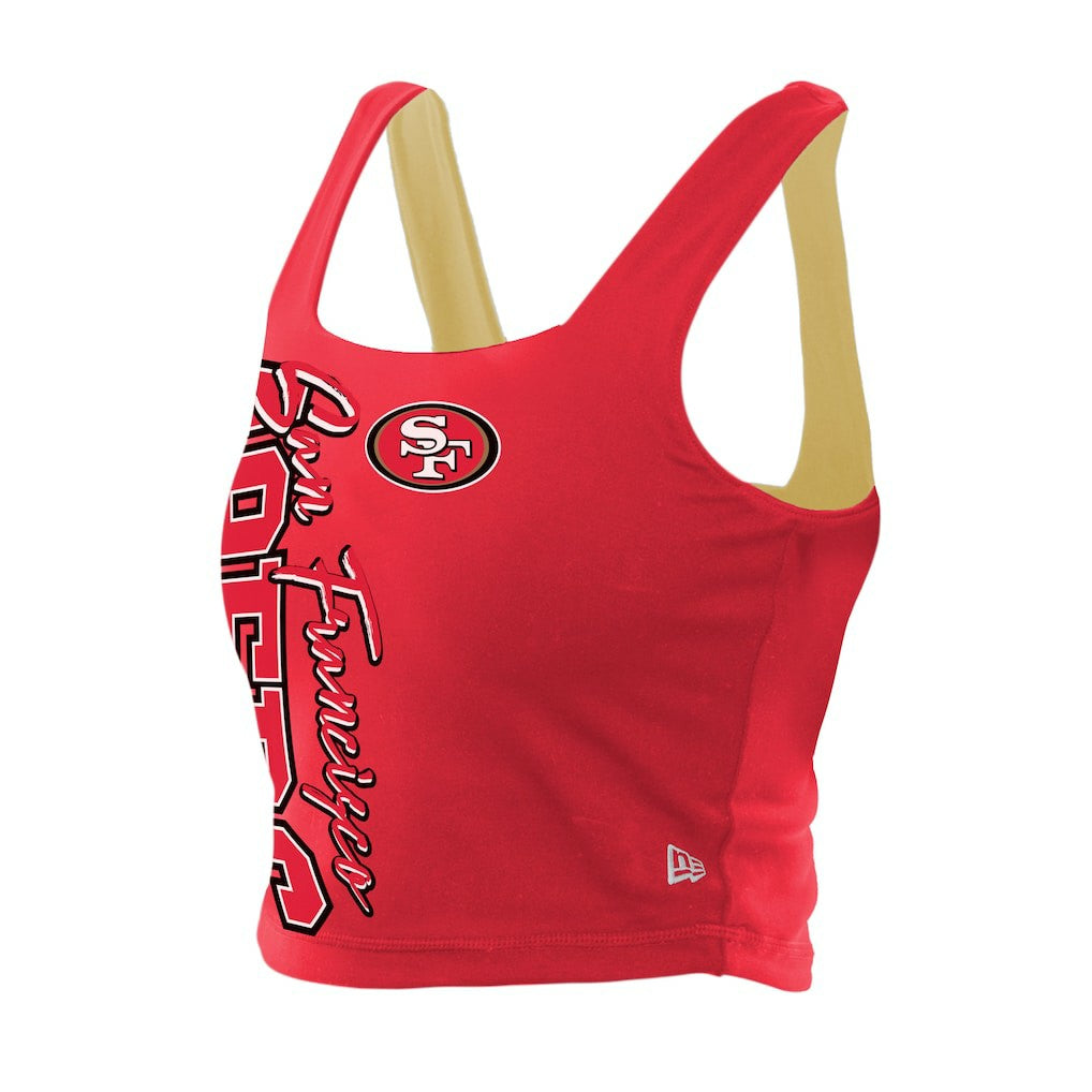 San Francisco 49ers Women's Reversible Cropped Sport Classics Tank Top | NFL On sale