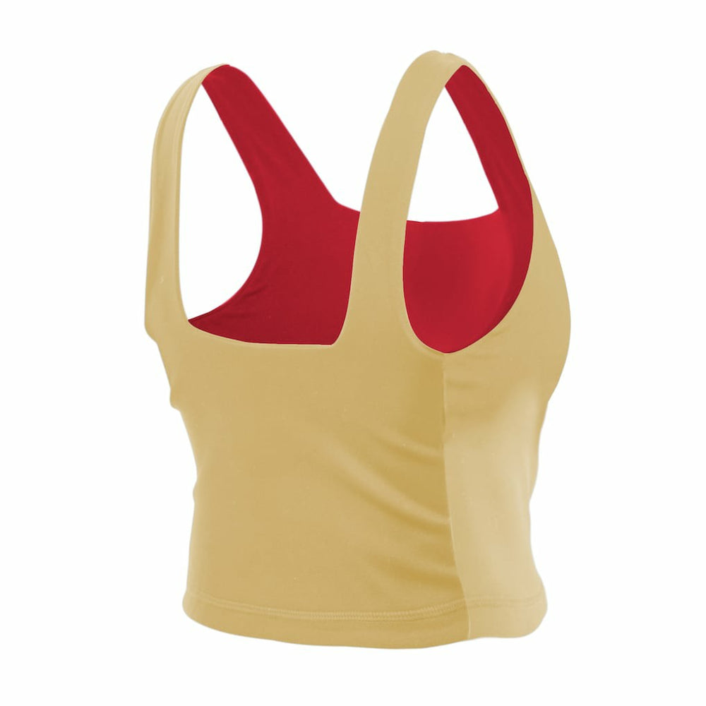 San Francisco 49ers Women's Reversible Cropped Sport Classics Tank Top | NFL On sale