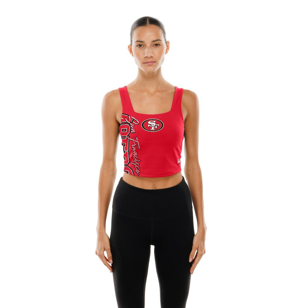 San Francisco 49ers Women's Reversible Cropped Sport Classics Tank Top | NFL On sale