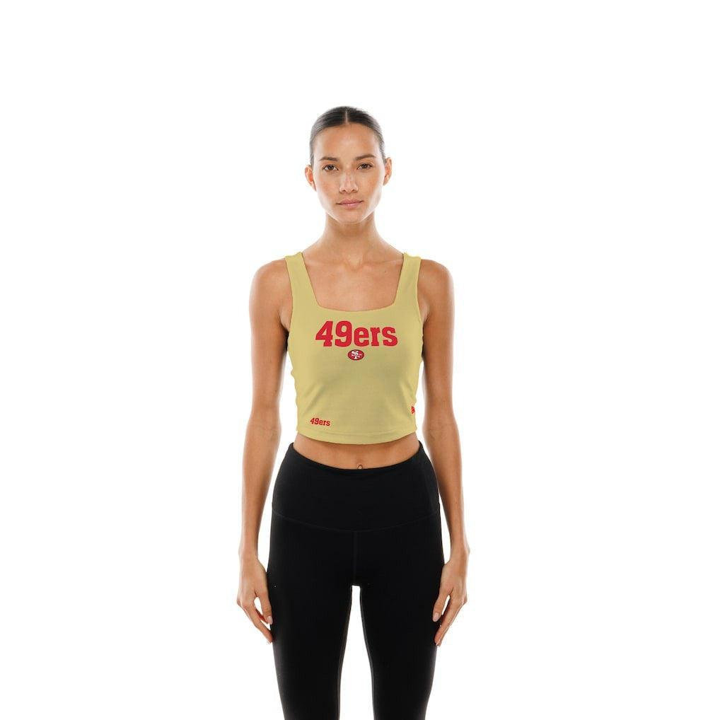 San Francisco 49ers Women's Reversible Cropped Sport Classics Tank Top | NFL On sale