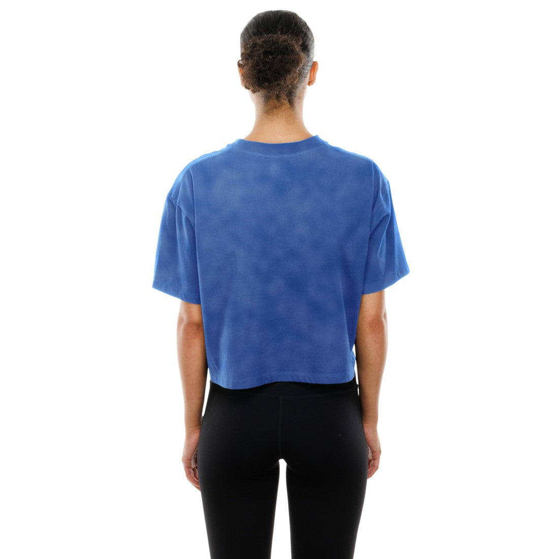 Detroit Lions Women's Cropped Boxy Sport Classics Mineral Wash T-Shirt | NFL New