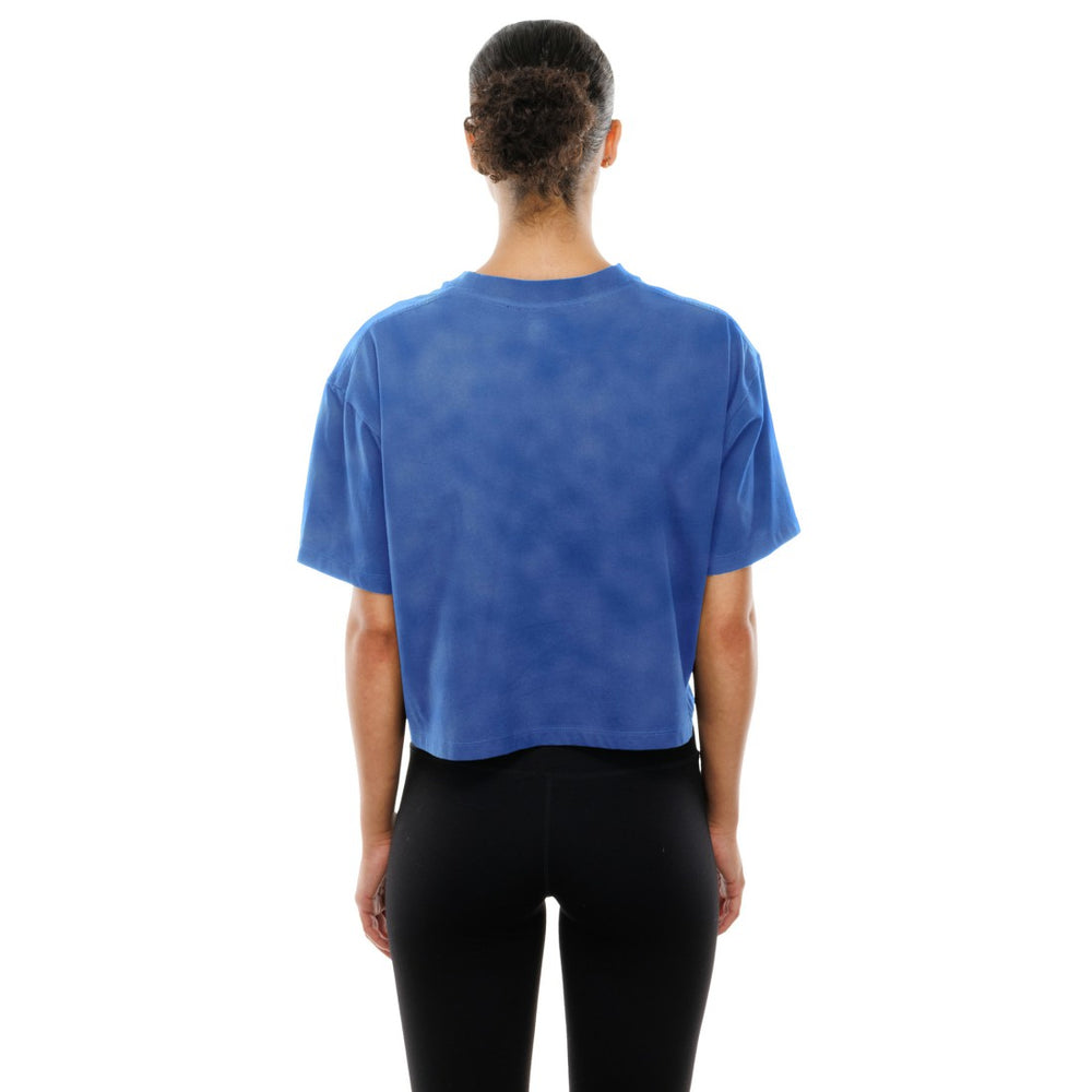 Detroit Lions Women's Cropped Boxy Sport Classics Mineral Wash T-Shirt | NFL New