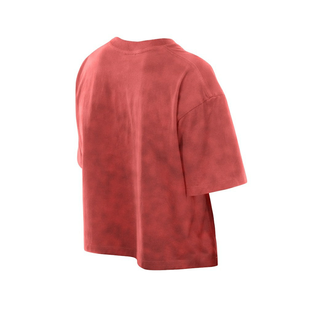 Kansas City Chiefs Women's Cropped Boxy Sport Classics Mineral Wash T-Shirt | NFL Sale