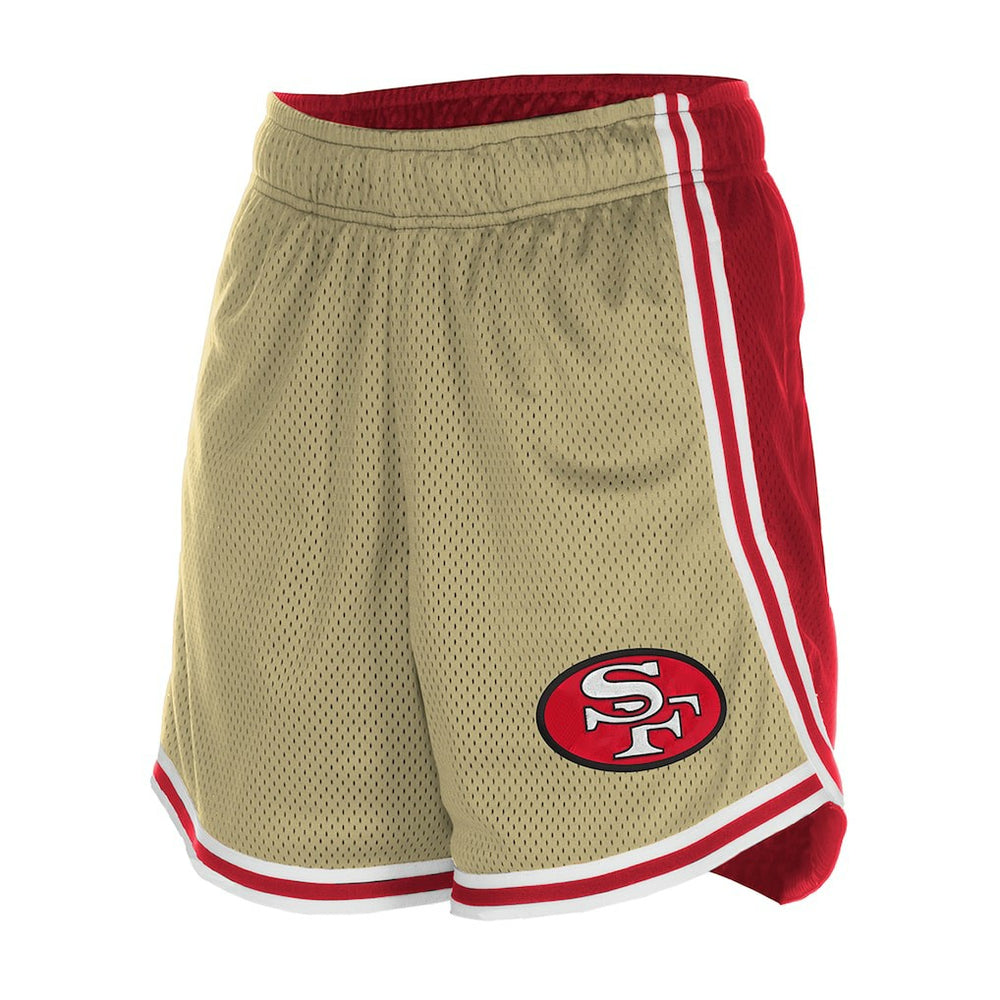 San Francisco 49ers Women's Throwback Sport Classics Mesh Shorts | NFL Online